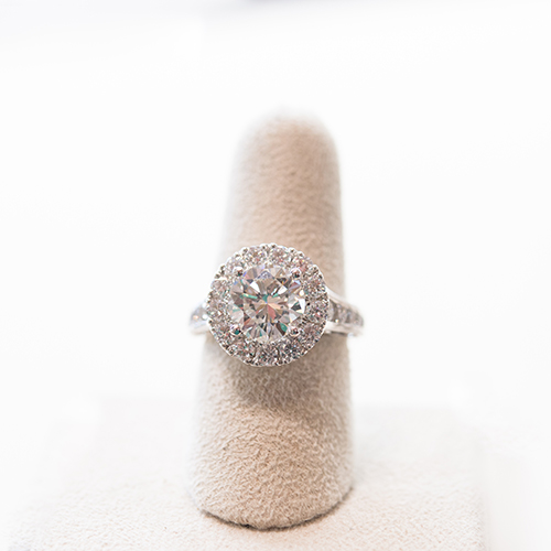 Diamond Halo Ring 