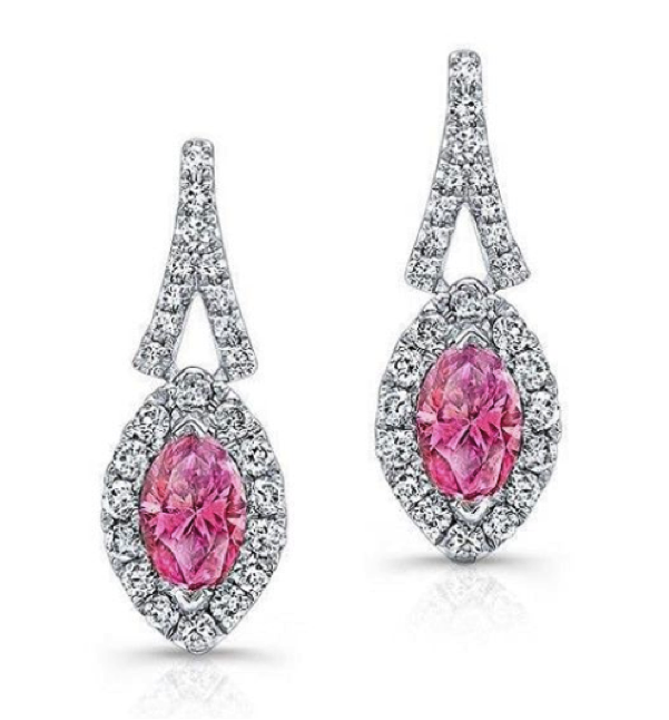 Pink Diamond earrings 