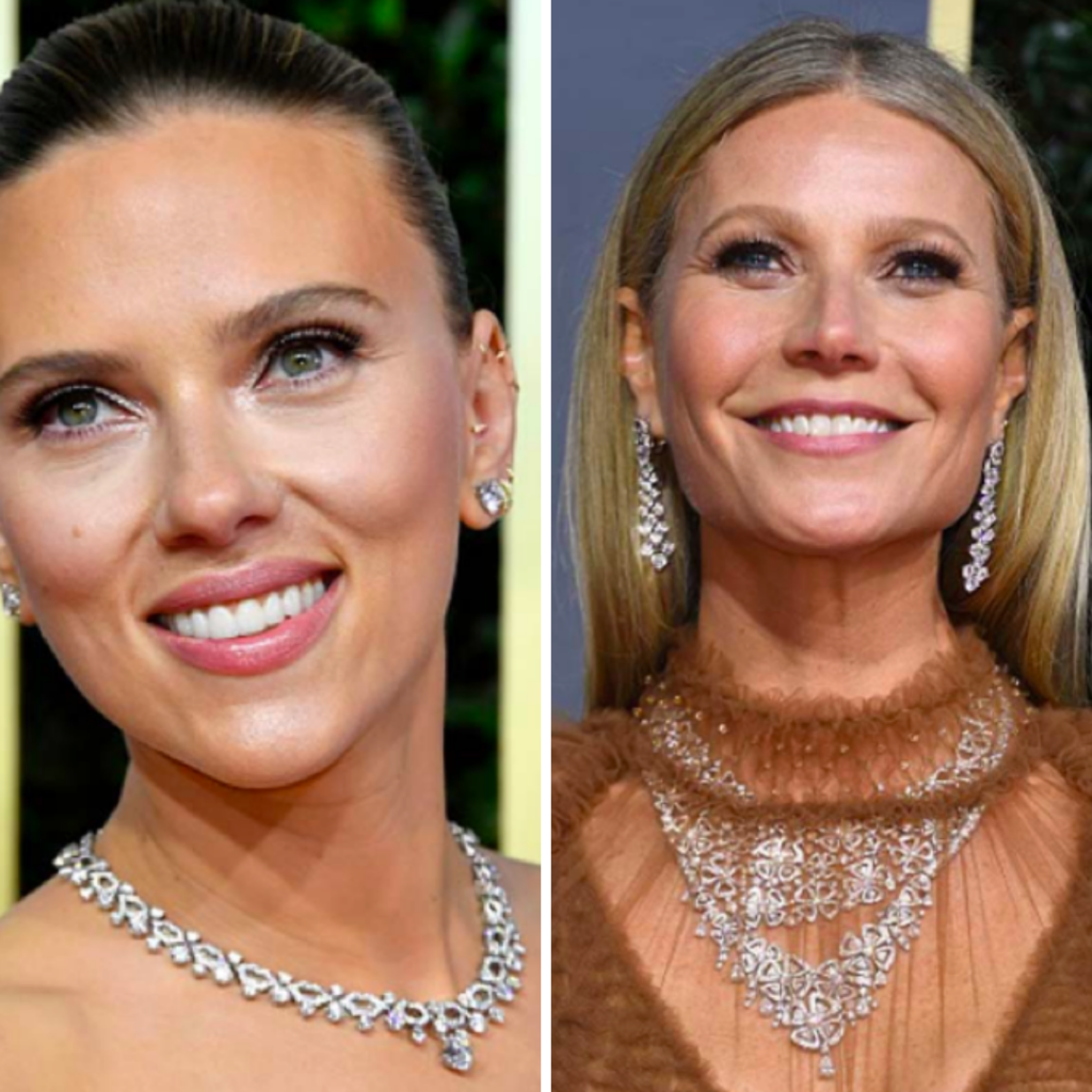 Celebrities with classic diamond jewelry 