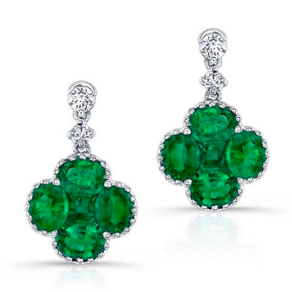 Emerald earrings from fine jewelry sale this summer