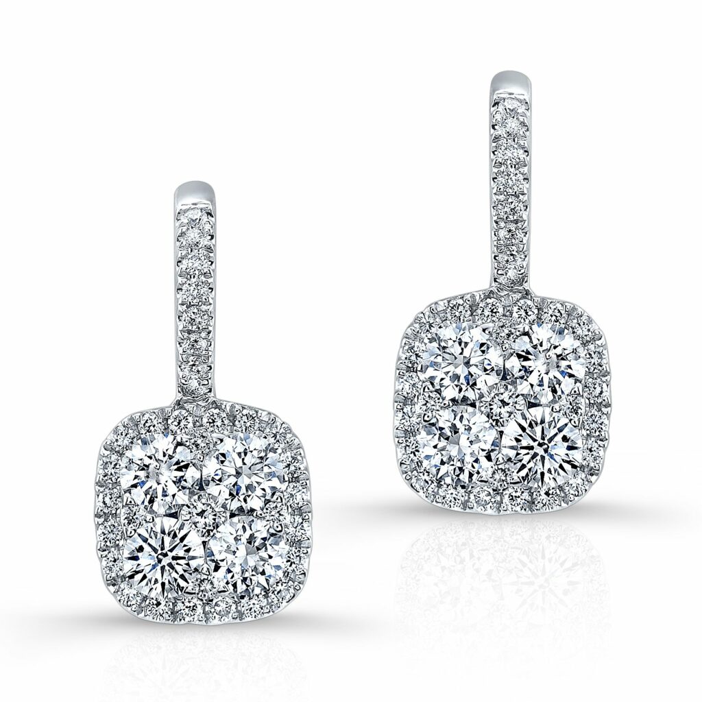 large diamond earrings